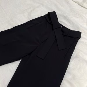 Wilfred Aritzia Tie Front High Waisted Self Tie Cropped Pants